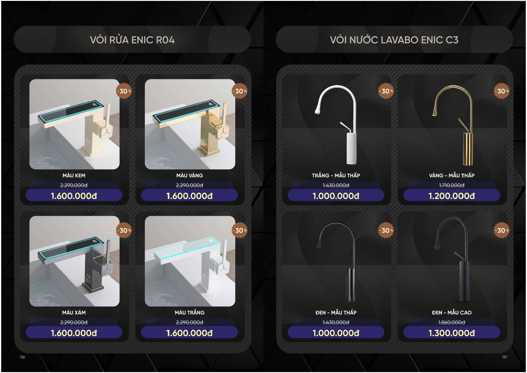 Bảng giá và Catalogue Thiết bị vệ sinh thông minh ENIC /Page 68